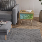 IRREGULAR BLUE Nightstand