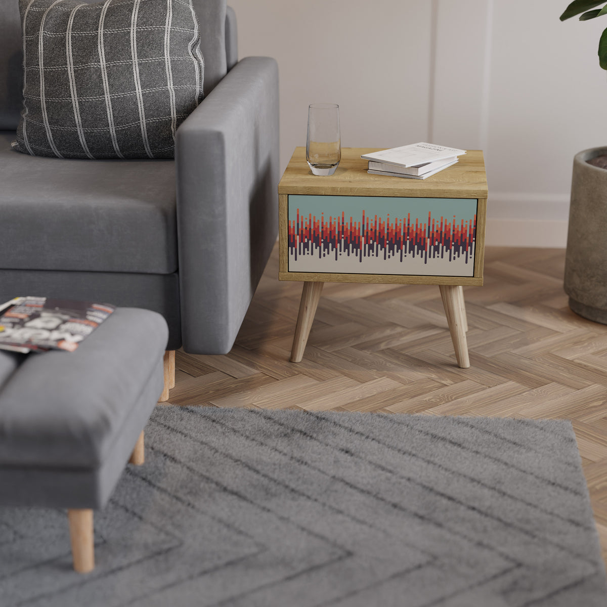 CHROMA CONTOURS Nightstand