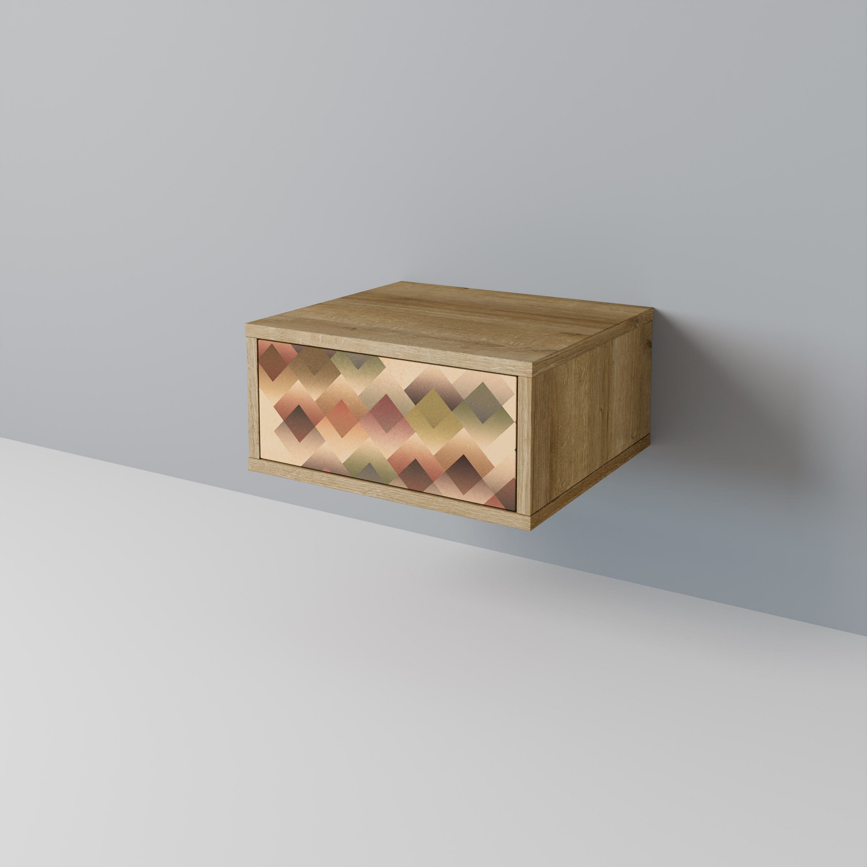 GEOMETRIC FUSION Mesa de Cabeceira com Gaveta