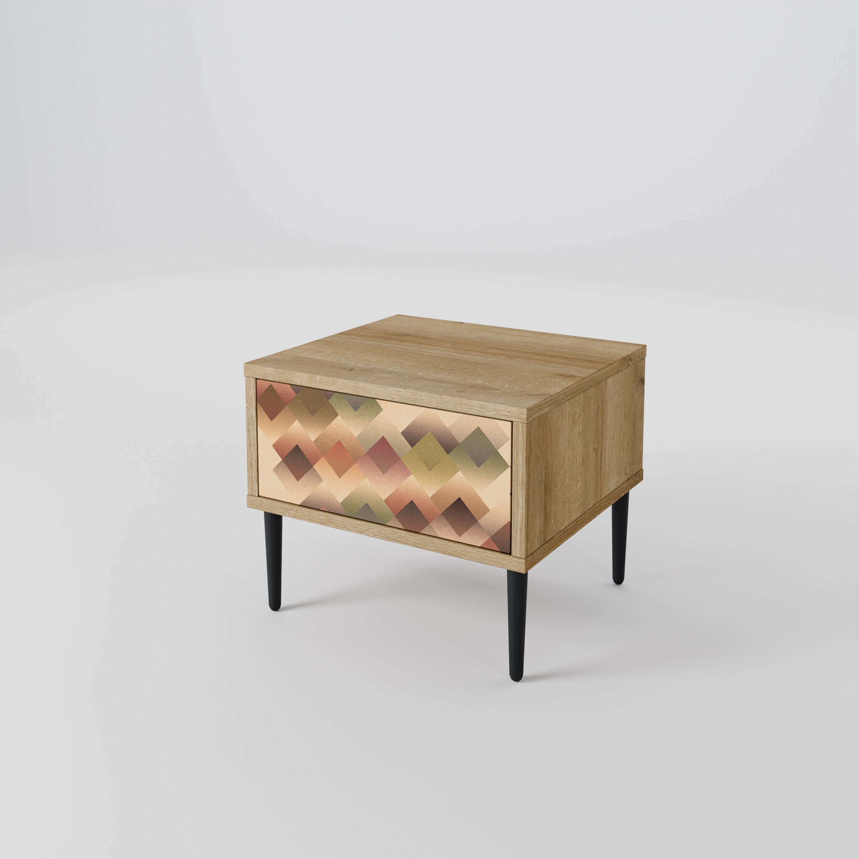 GEOMETRIC FUSION Mesa de Cabeceira com Gaveta