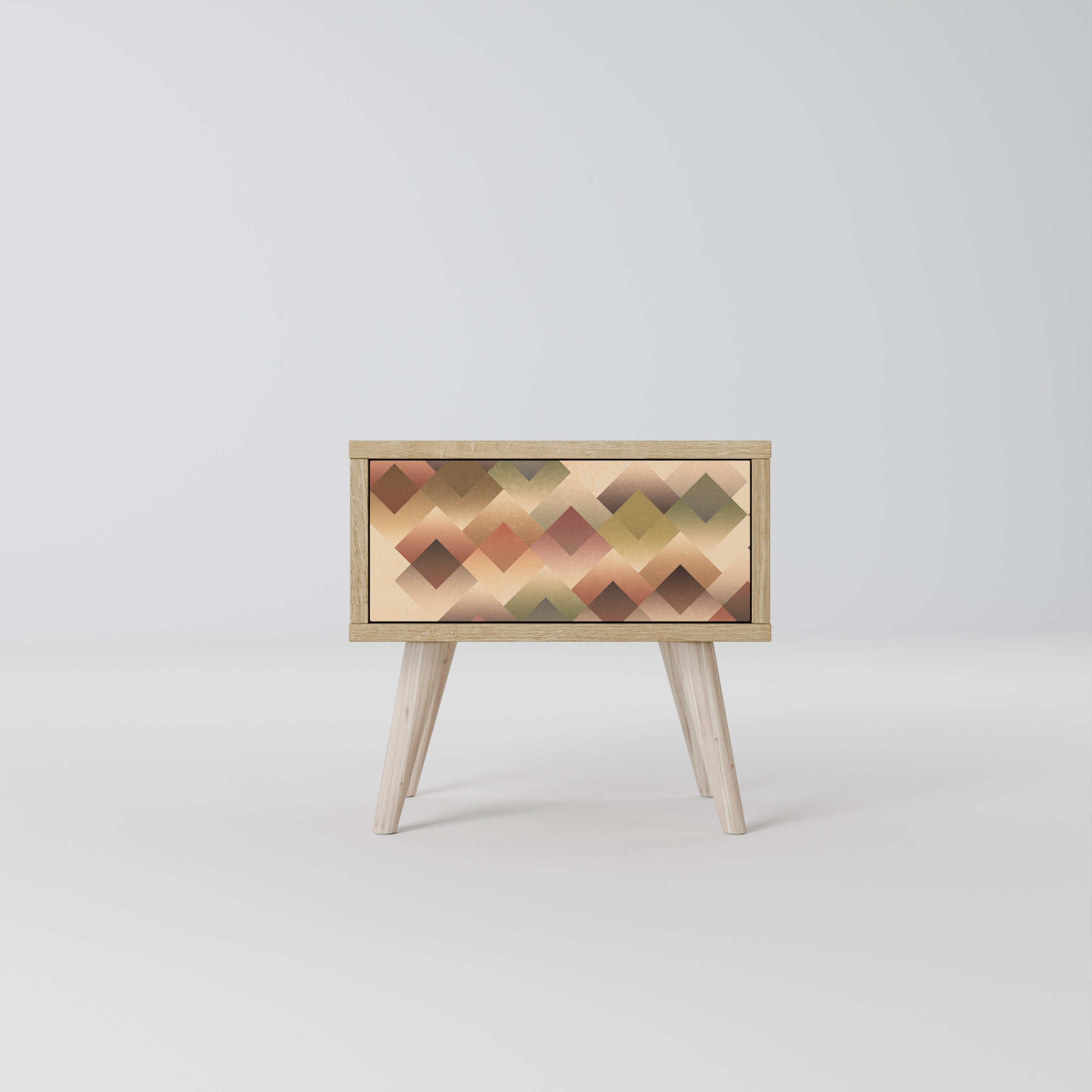 GEOMETRIC FUSION Mesa de Cabeceira com Gaveta