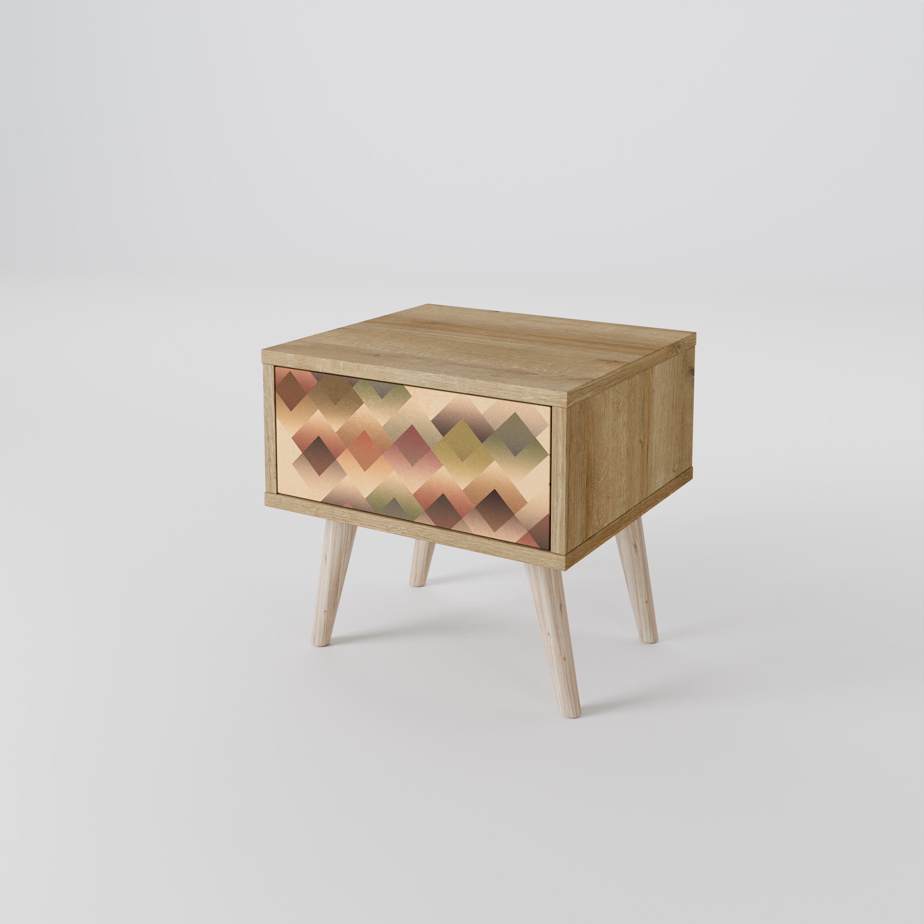GEOMETRIC FUSION Mesa de Cabeceira com Gaveta