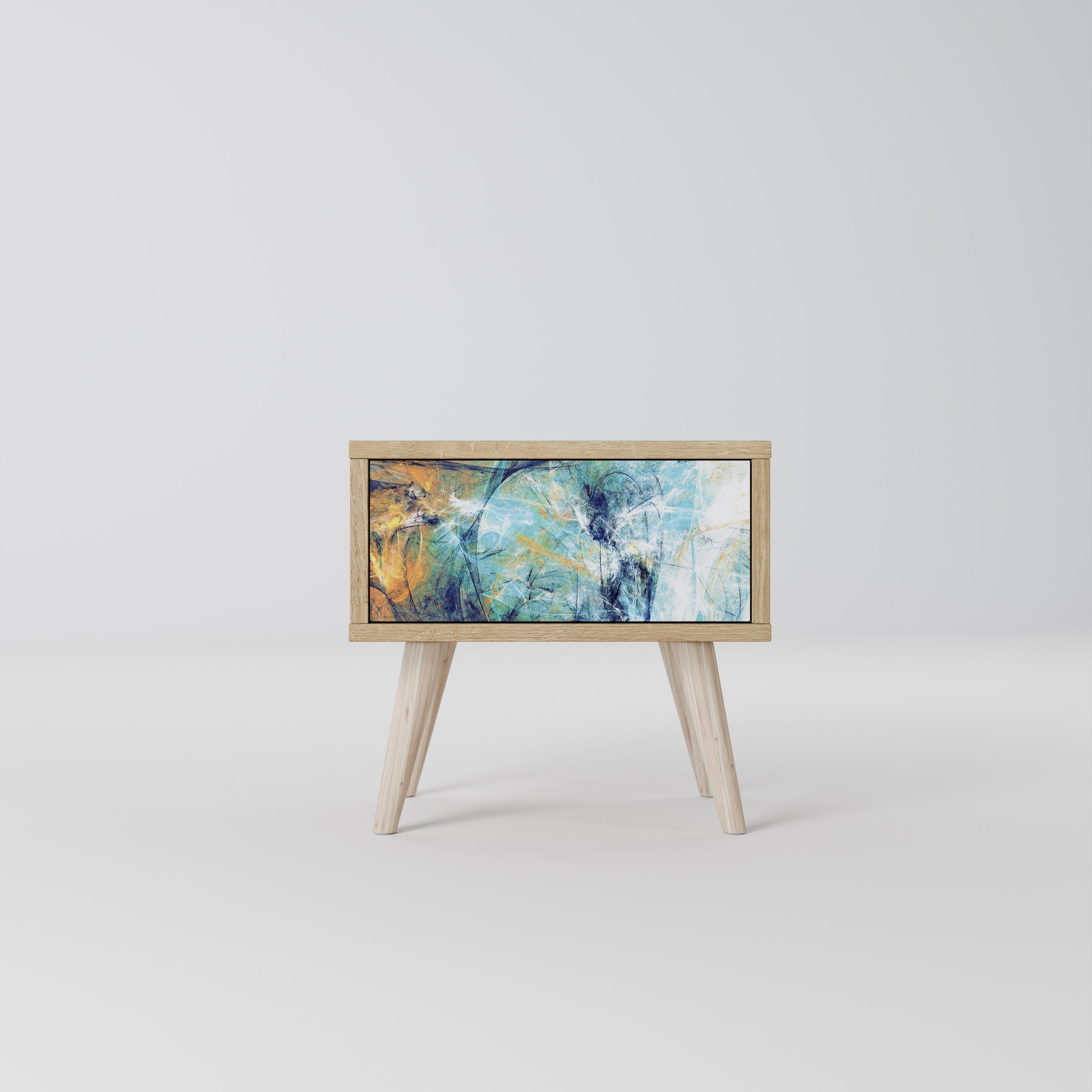ABSTRACT THOUGHTS Mesa de Cabeceira com Gaveta