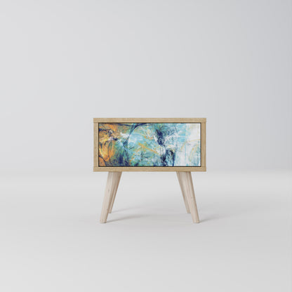 ABSTRACT THOUGHTS Mesa de Cabeceira com Gaveta