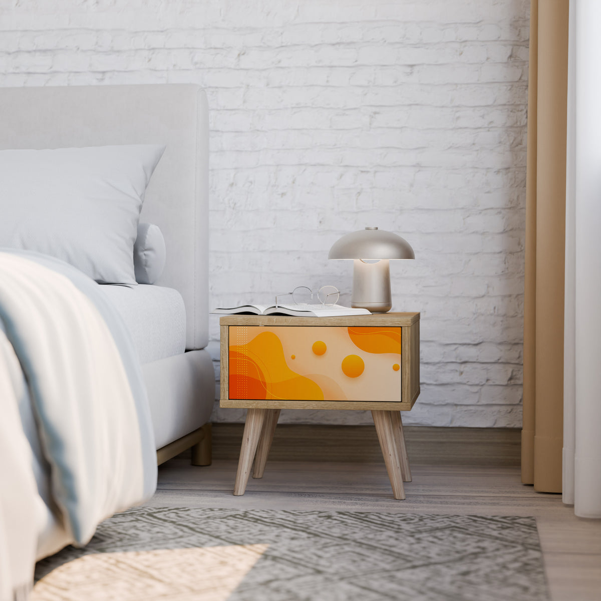 ORANGE ARRANGEMENT Nightstand