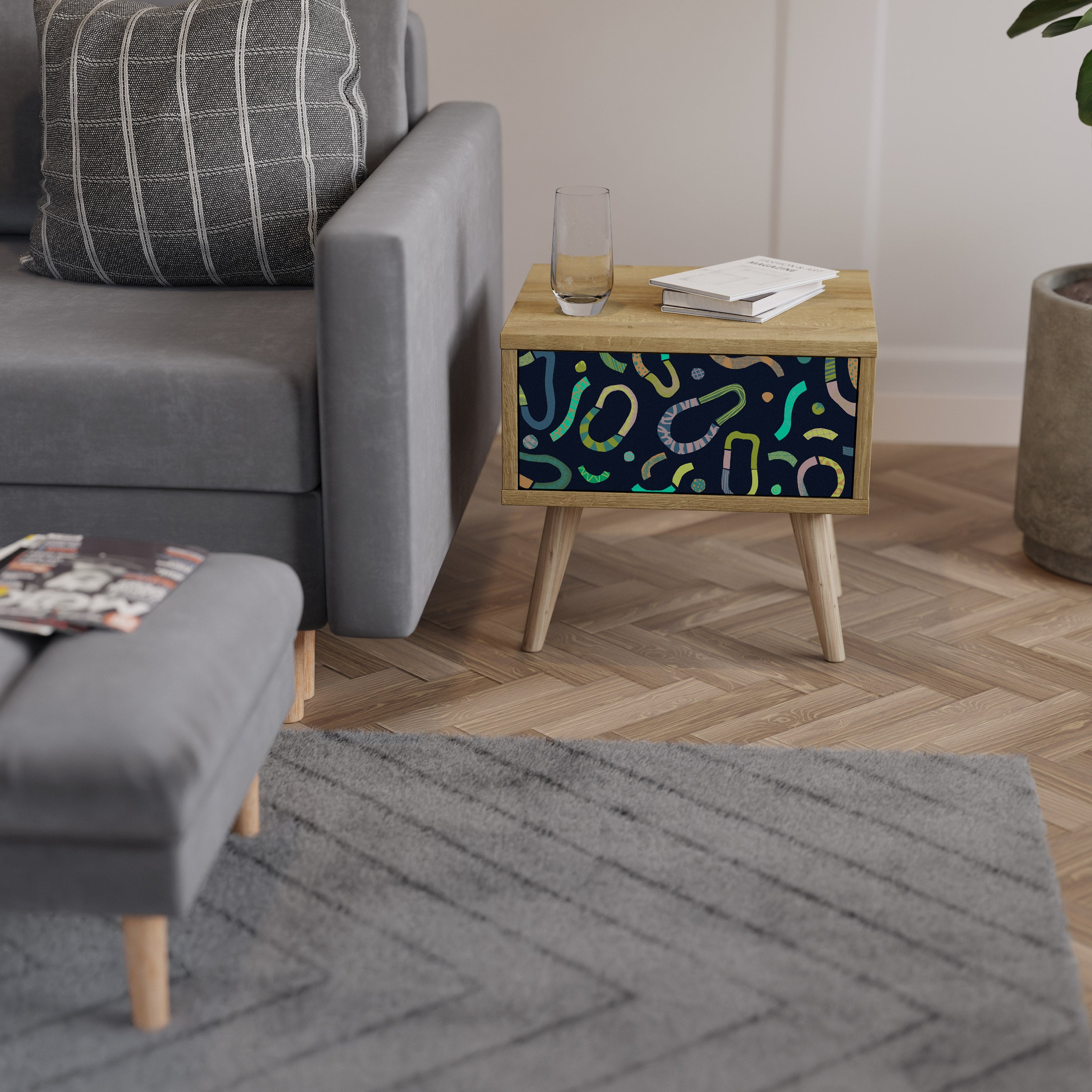 CONTRAST DANCE Nightstand