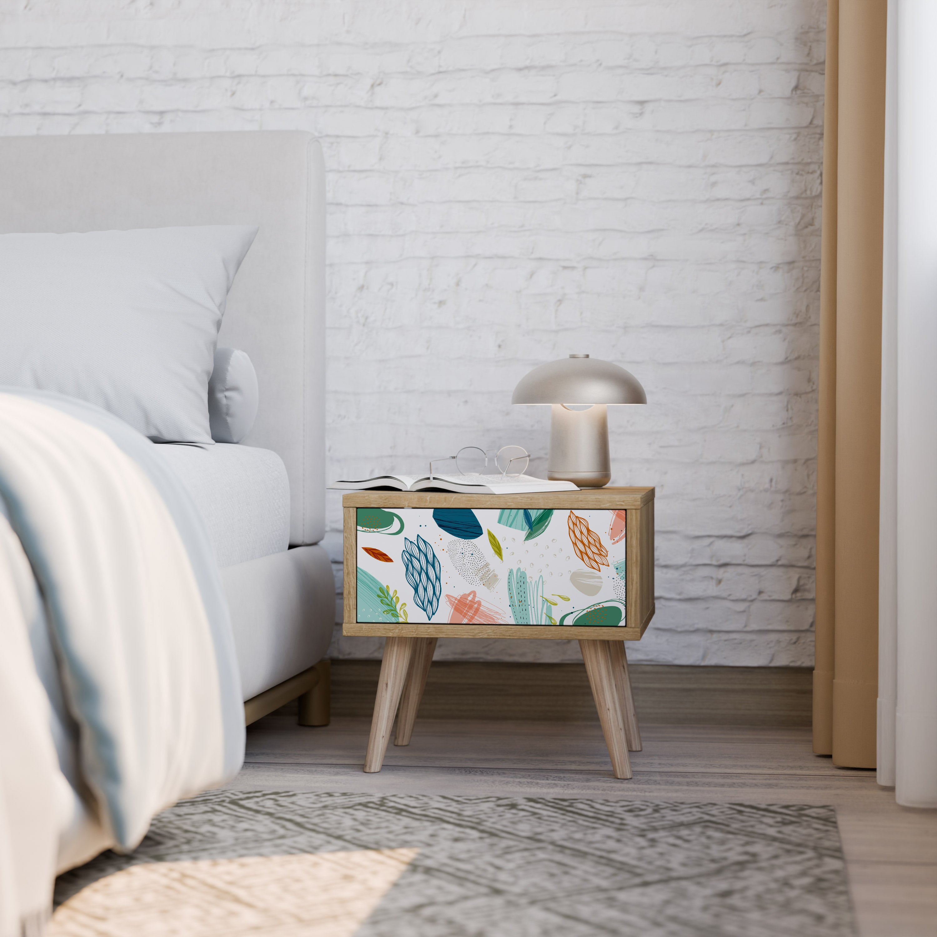 BOTANICAL HURRICANE Nightstand