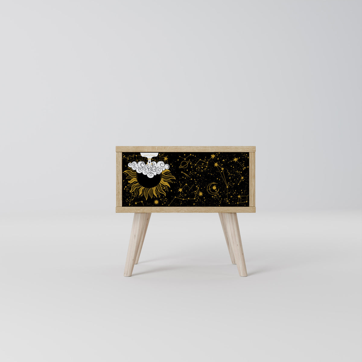 STELLAR CONSTELLATIONS Mesa de Cabeceira com Gaveta