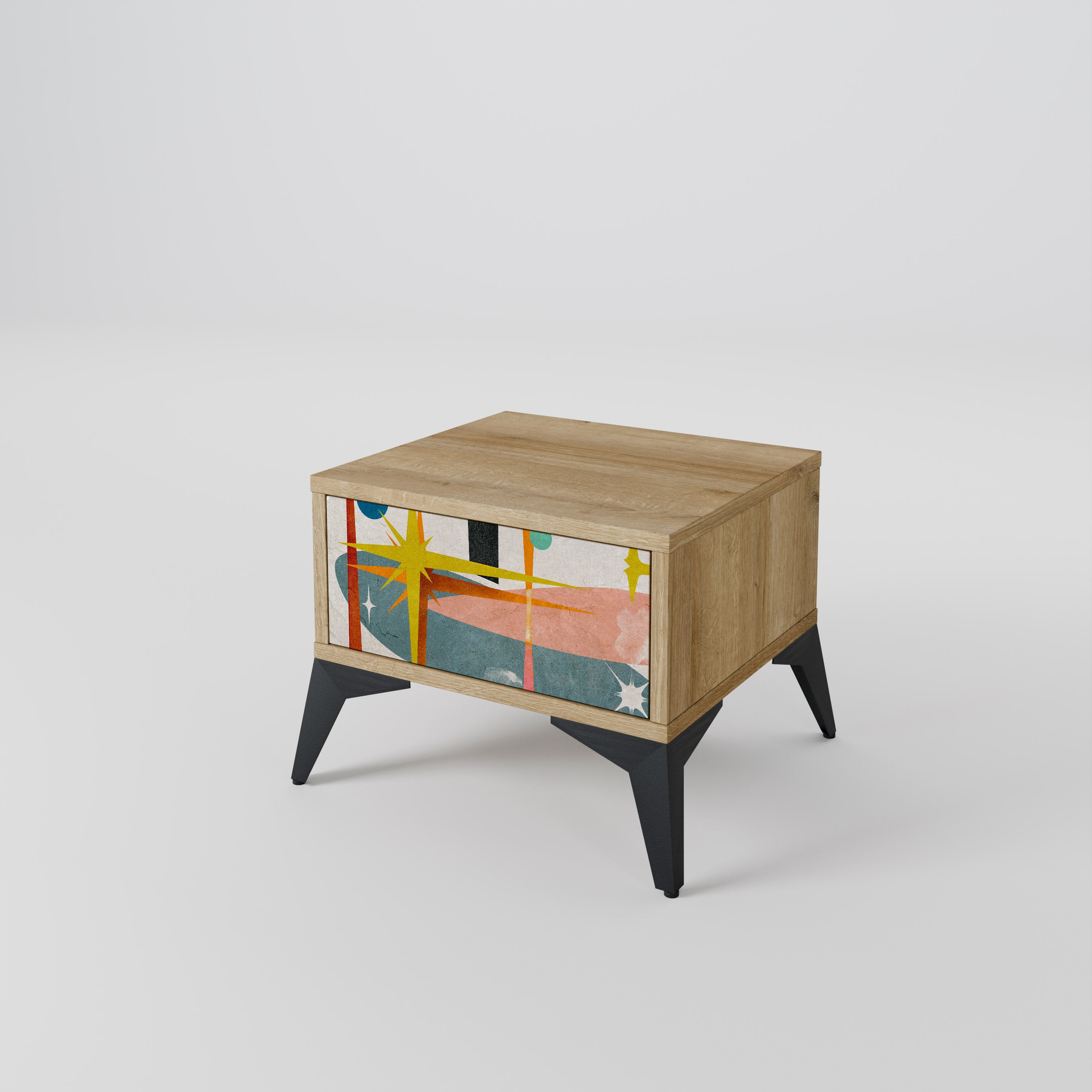 INTERSTELLAR VIBES Mesa de Cabeceira com Gaveta