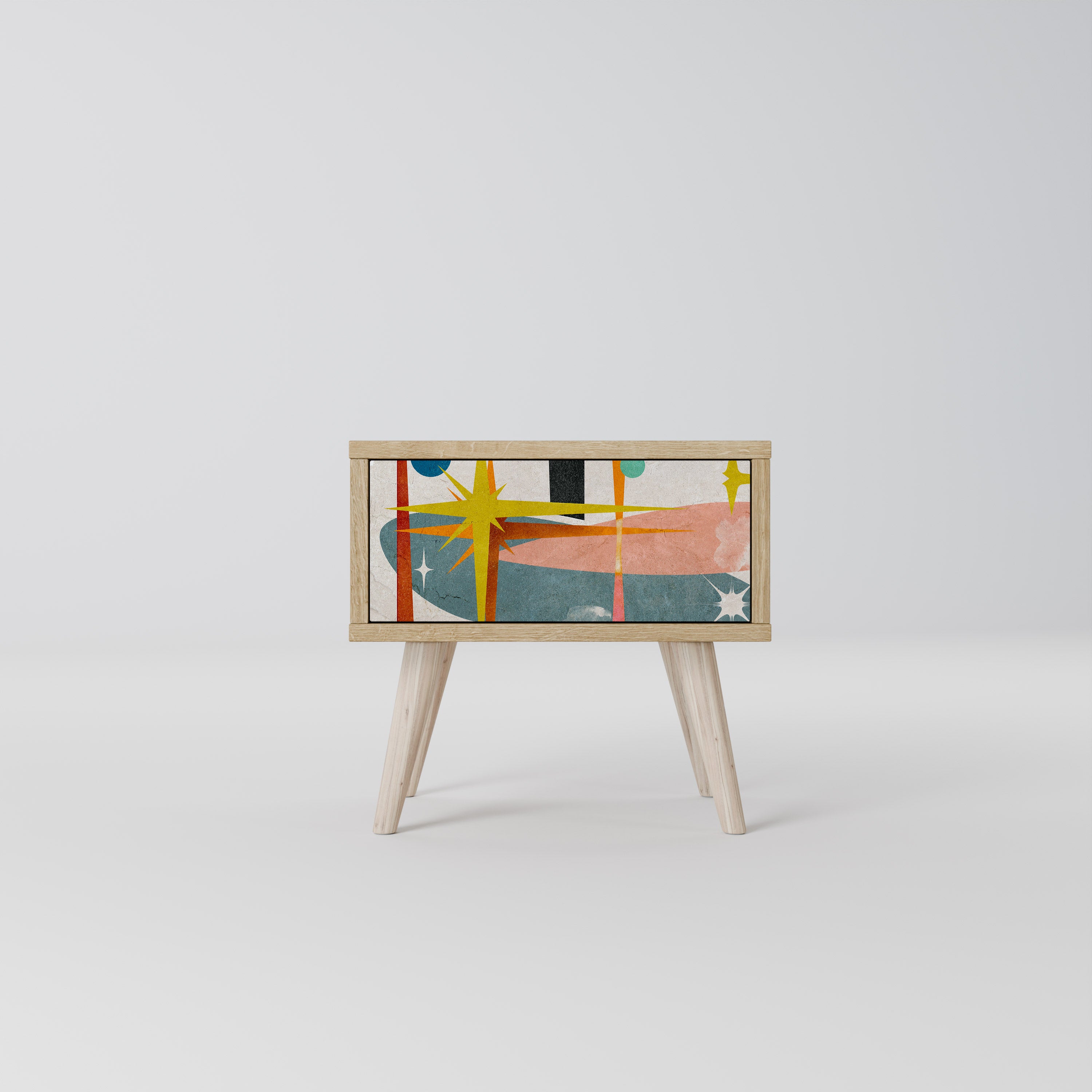 INTERSTELLAR VIBES Mesa de Cabeceira com Gaveta