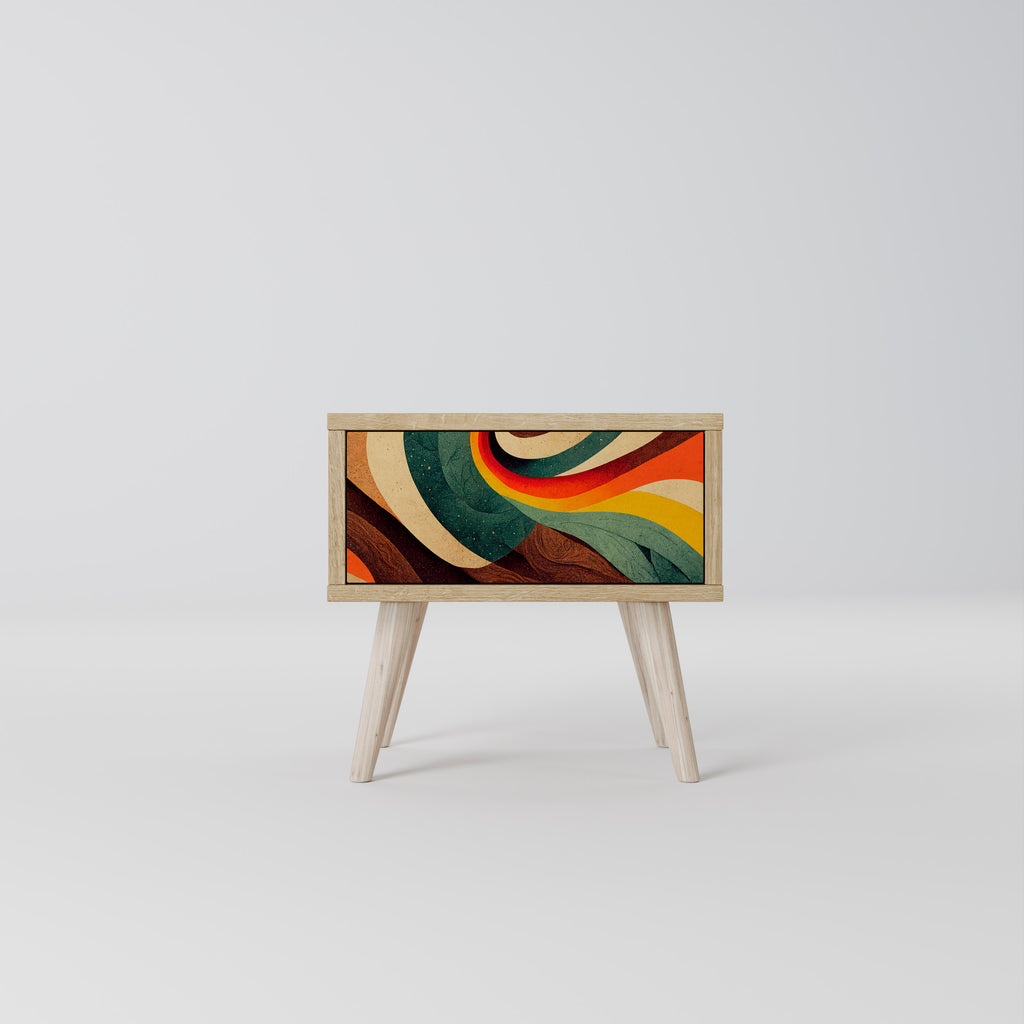 COLORFUL STRANDS Mesa de Cabeceira com Gaveta