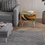 COLORFUL STRANDS Mesa de Cabeceira com Gaveta