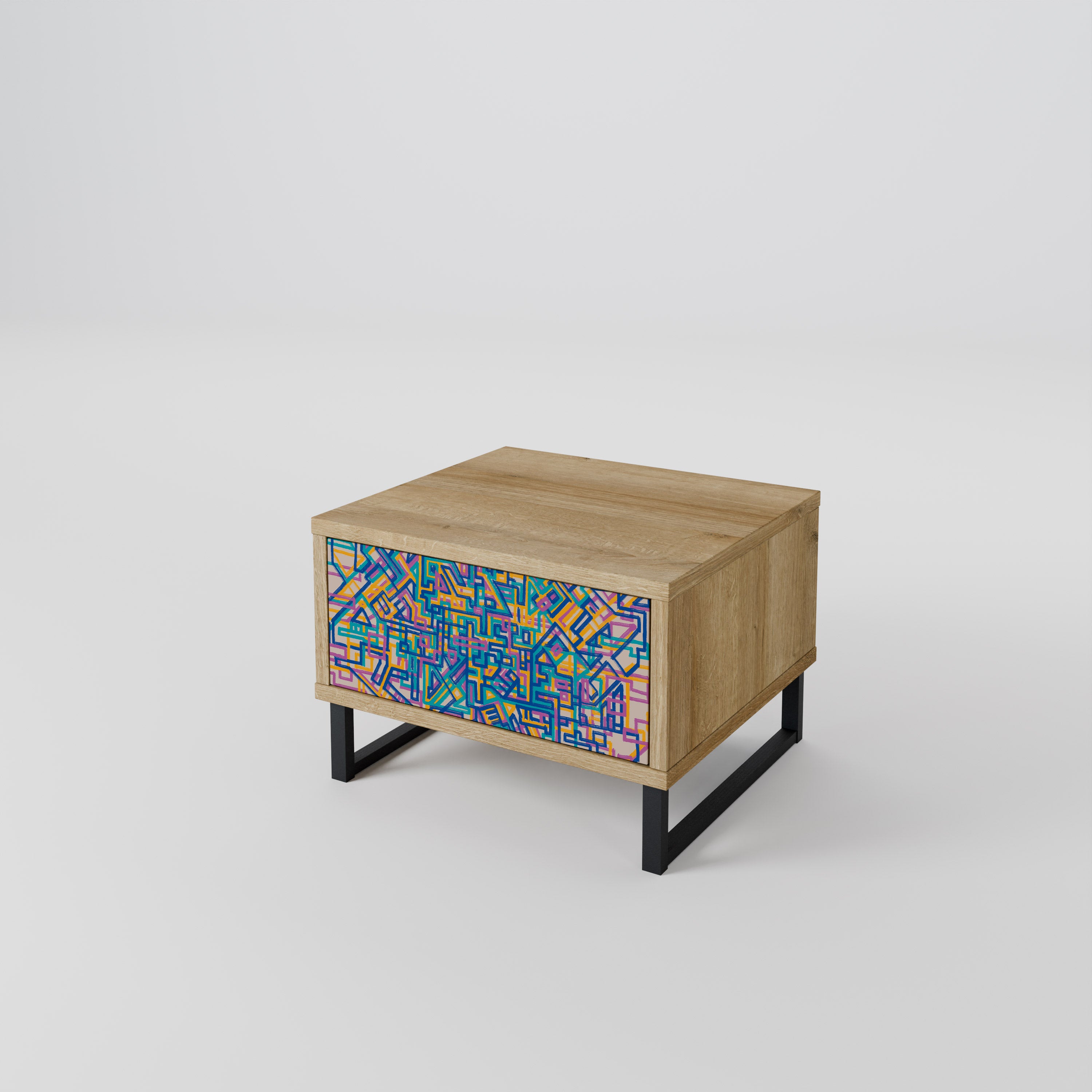 MEMORIES MAP Mesa de Cabeceira com Gaveta