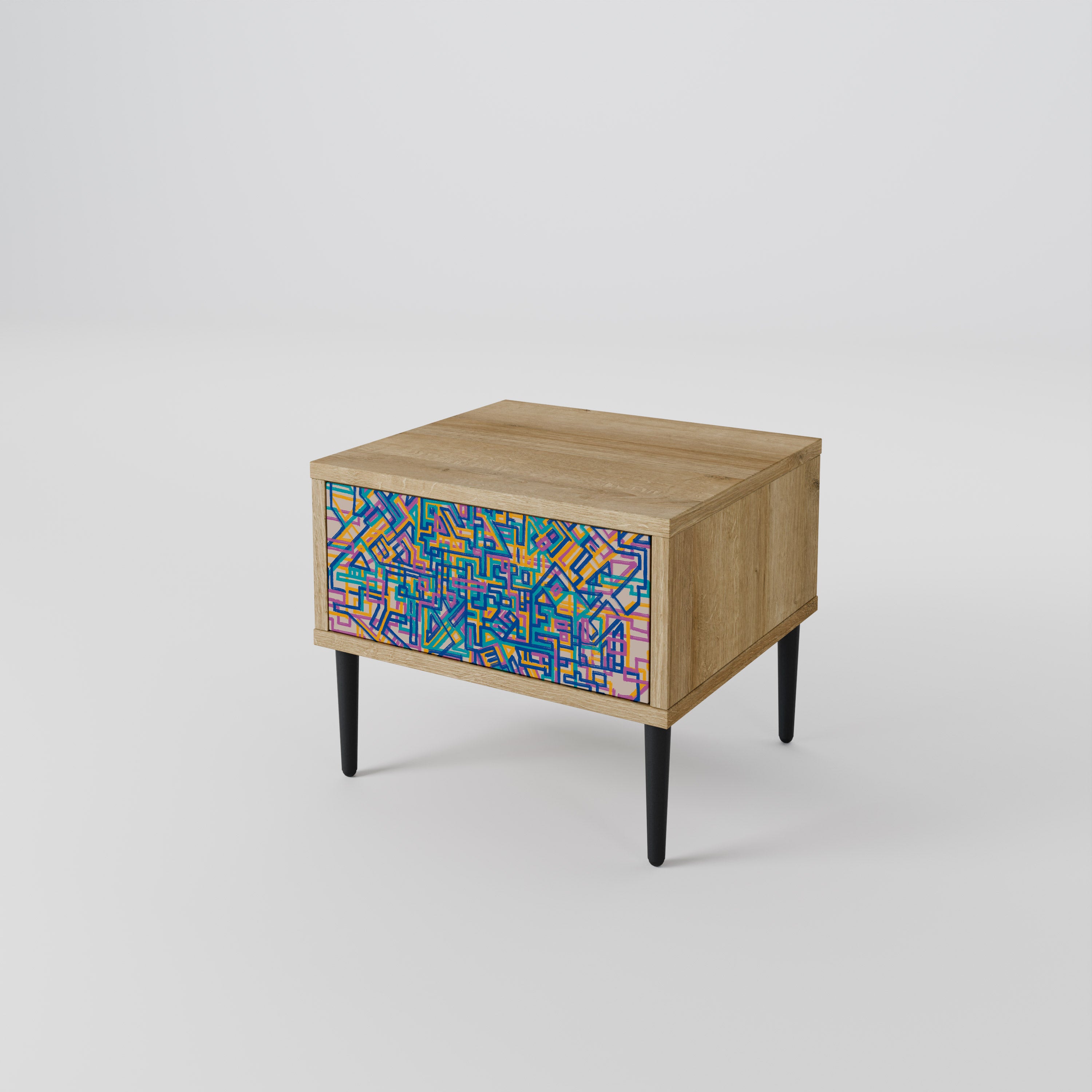 MEMORIES MAP Mesa de Cabeceira com Gaveta