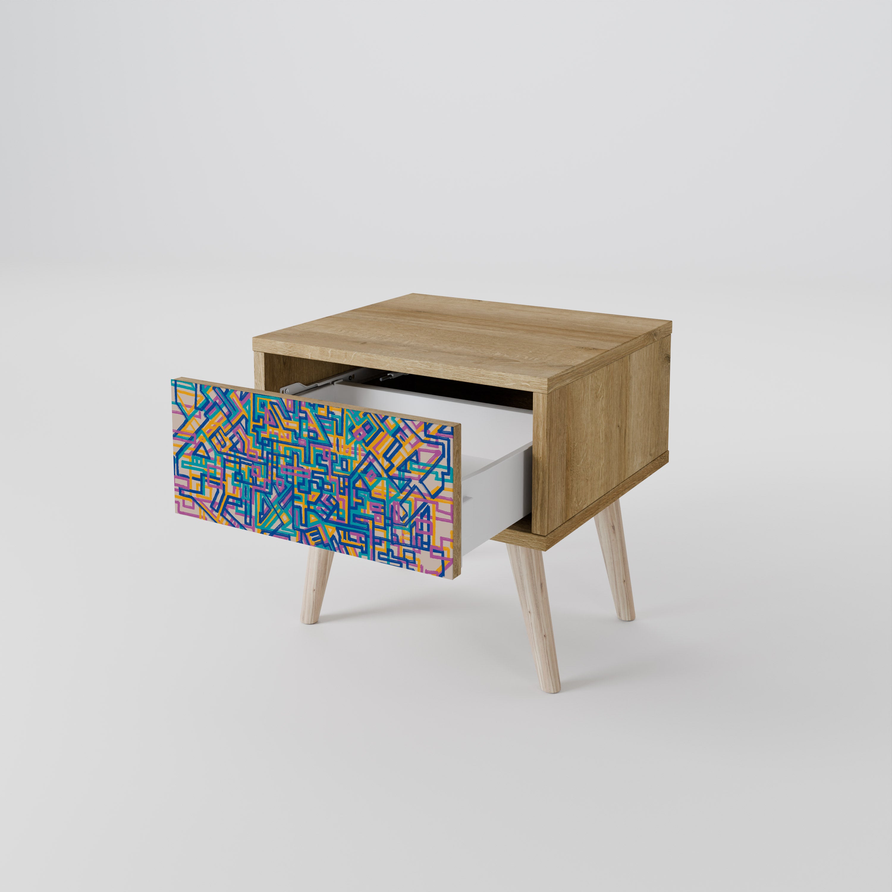 MEMORIES MAP Mesa de Cabeceira com Gaveta