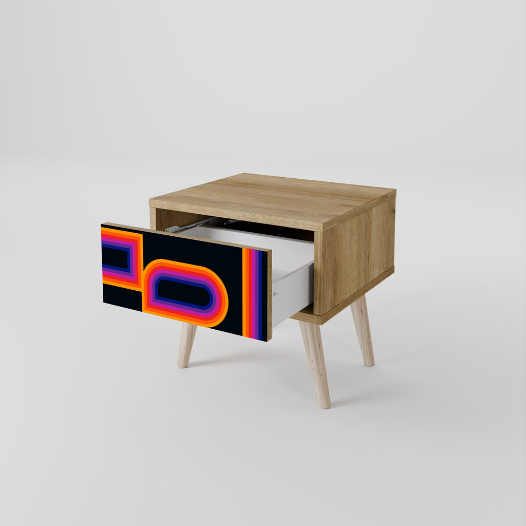 BLINDED BY THE LIGHTS Mesa de Cabeceira com Gaveta