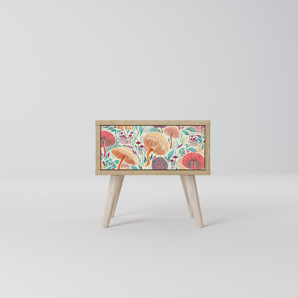 FUNGUS FANTASY Mesa de Cabeceira com Gaveta