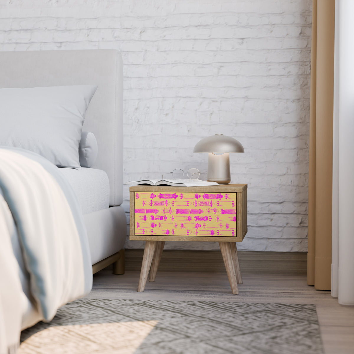 SKATEBOARD ARTISTRY Nightstand