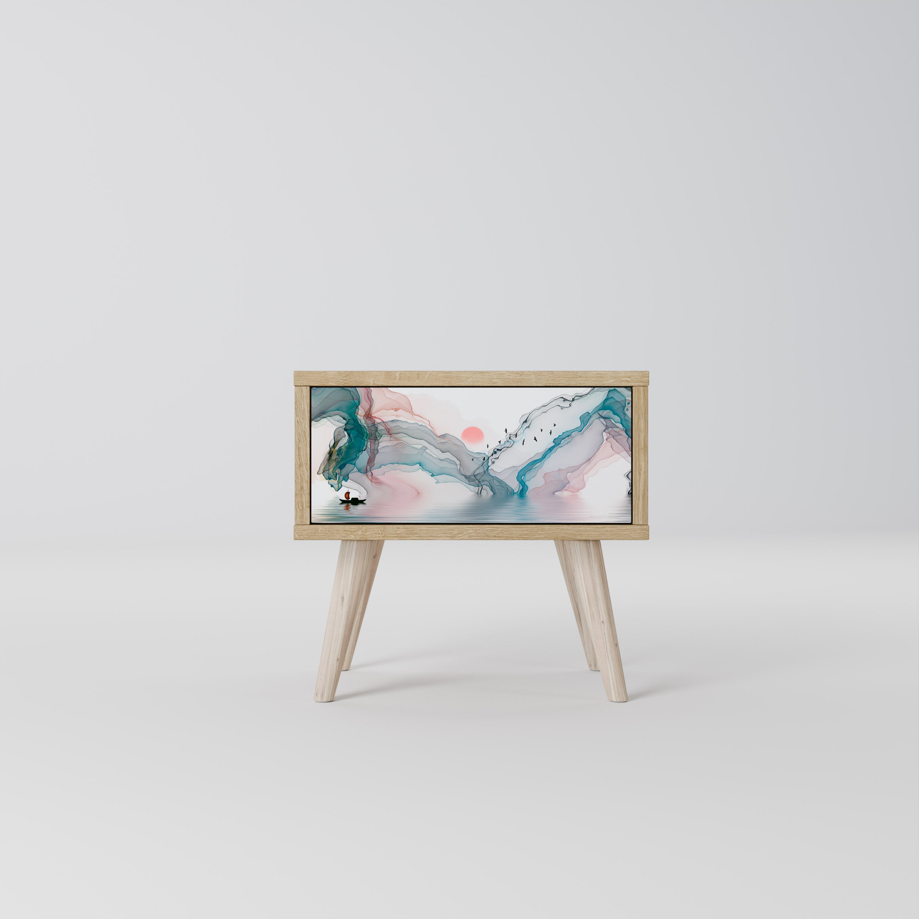 VELVET CROSSING Mesa de Cabeceira com Gaveta