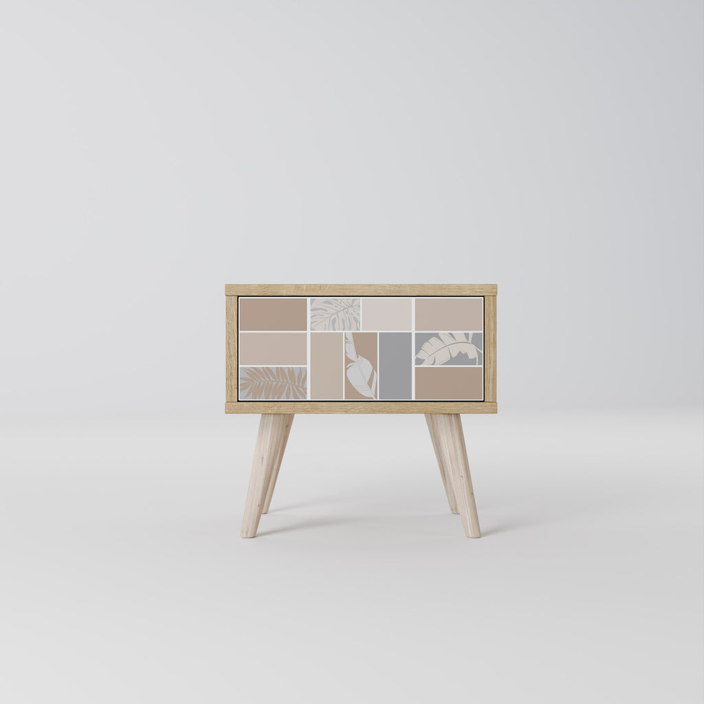 TROPICAL SHAPES Mesa de Cabeceira com Gaveta