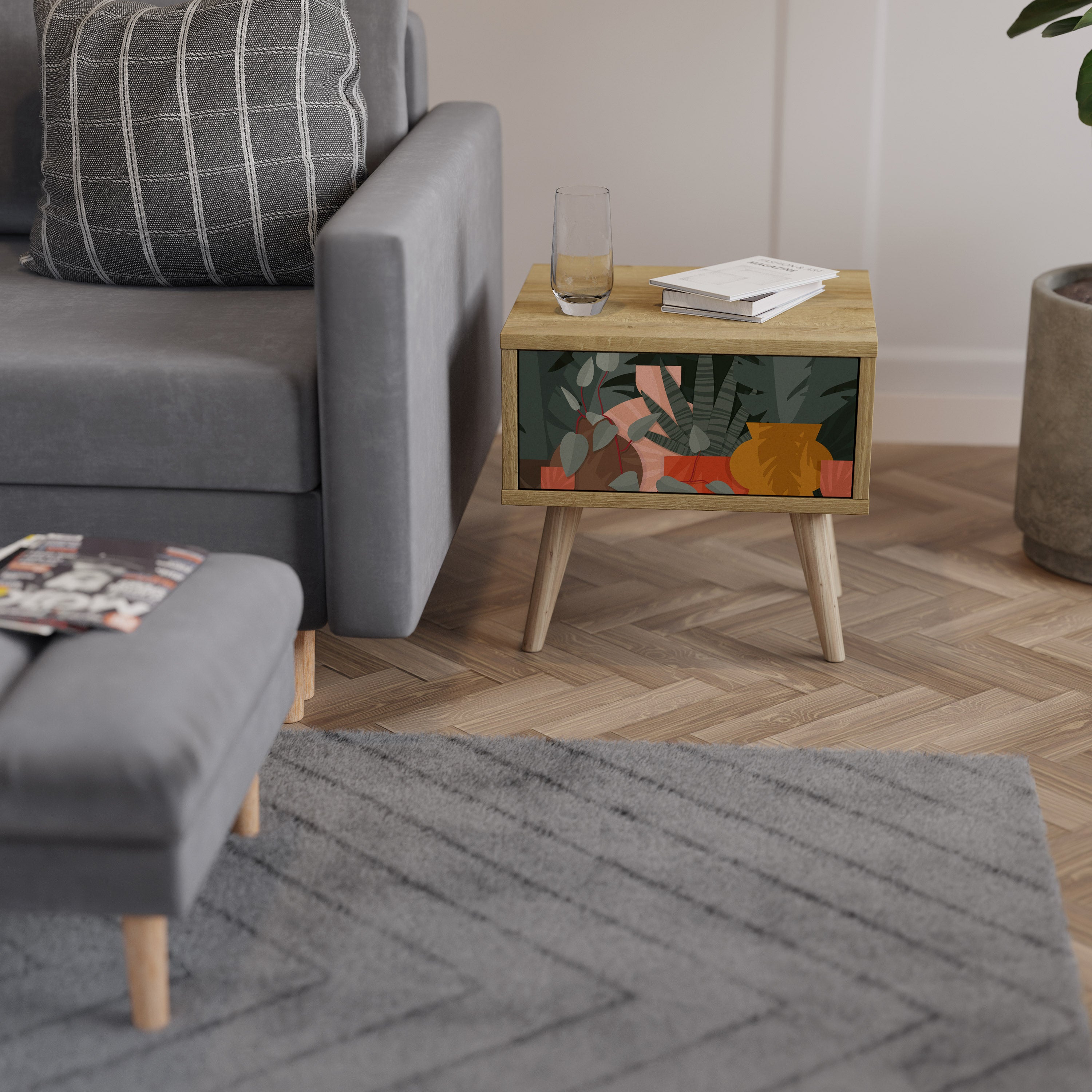 TROPICAL COMPOSITION Nightstand