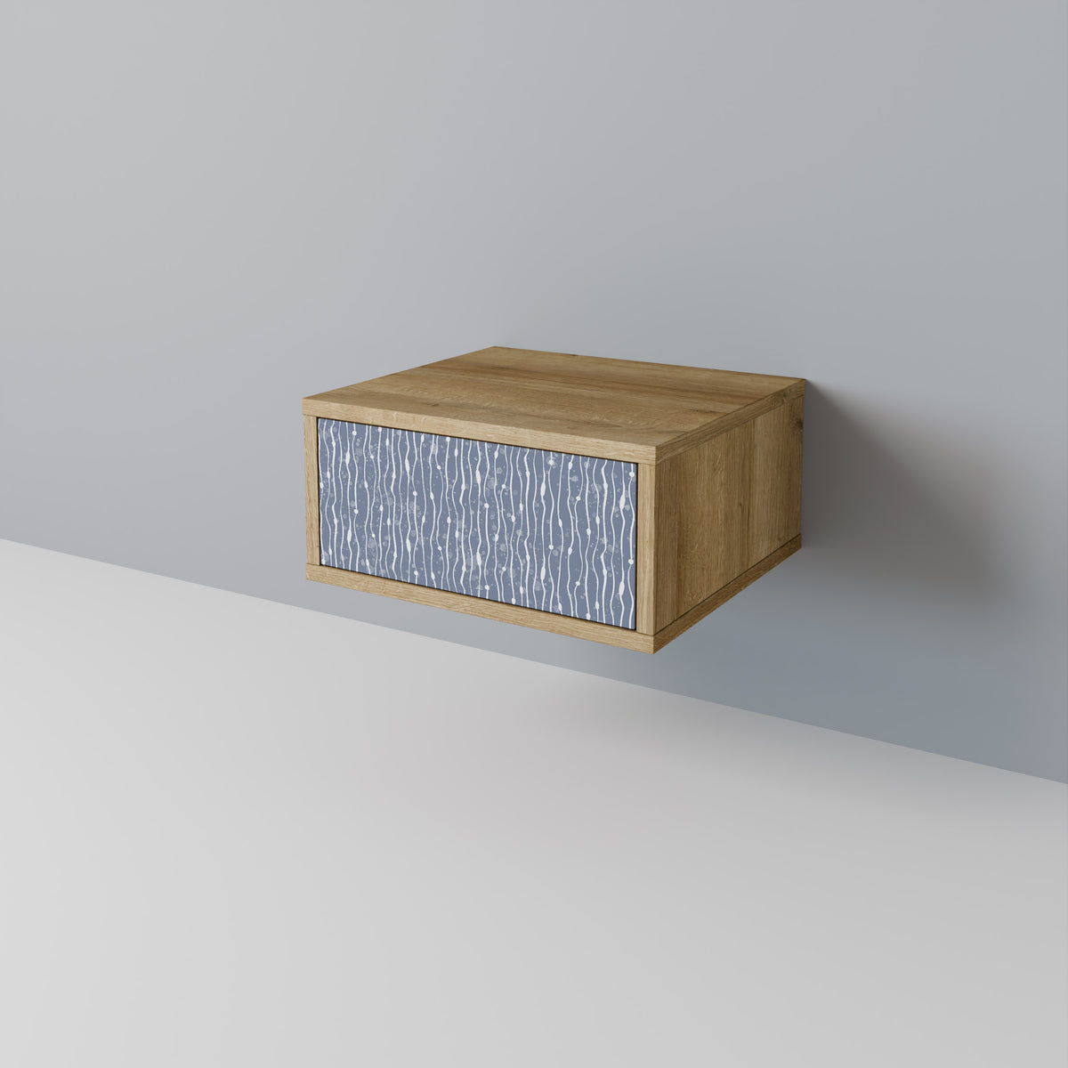 GRAPHITE RAIN Mesa de Cabeceira com Gaveta
