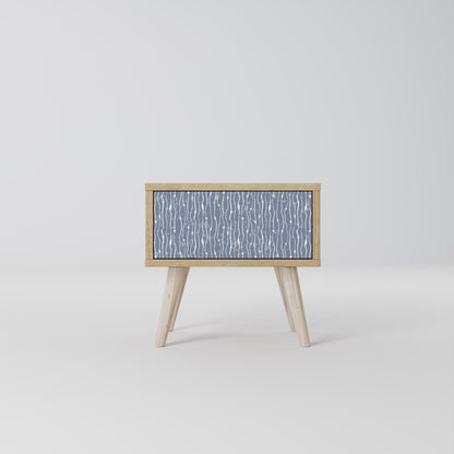 GRAPHITE RAIN Mesa de Cabeceira com Gaveta