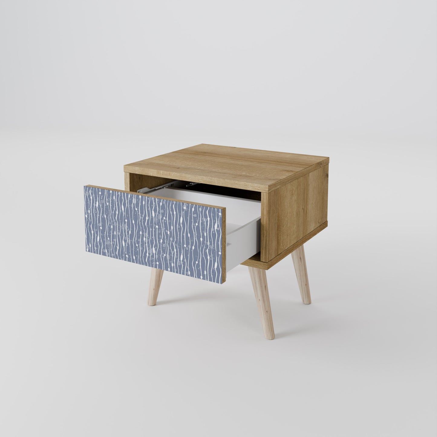 GRAPHITE RAIN Mesa de Cabeceira com Gaveta