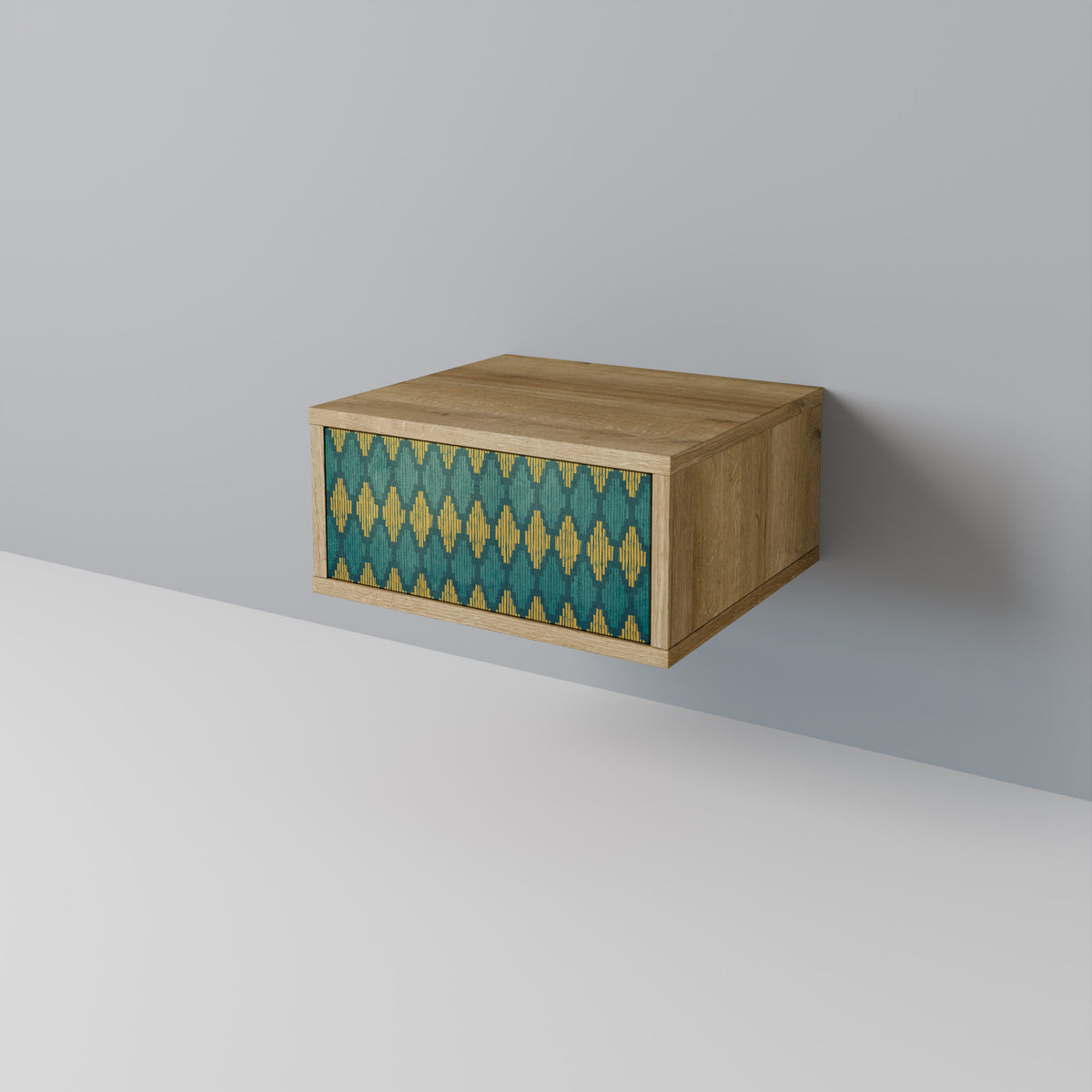 POLYGONS Mesa de Cabeceira com Gaveta