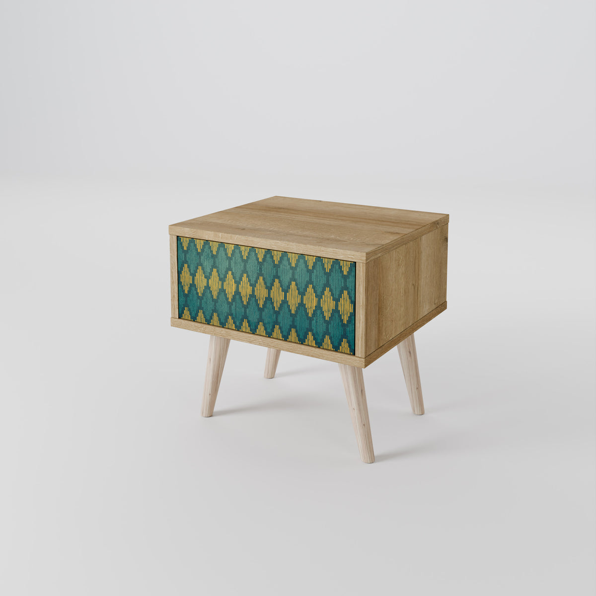 POLYGONS Mesa de Cabeceira com Gaveta