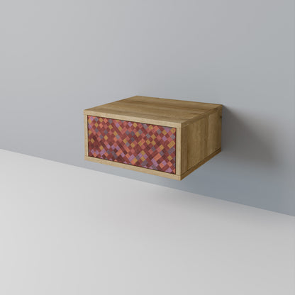 PAINTED SQUARES Nightstand