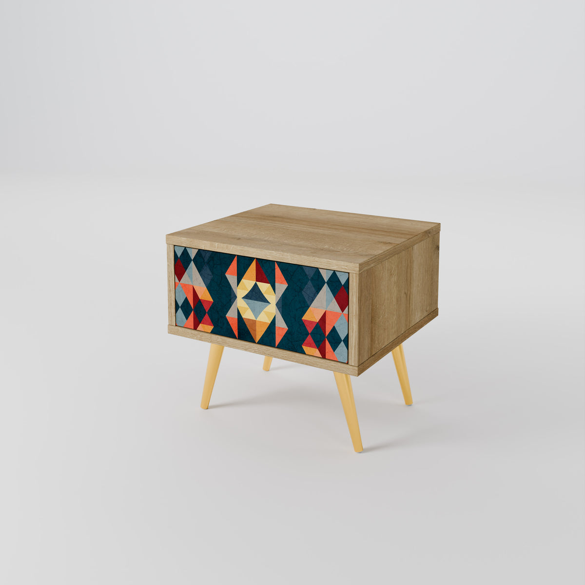 CRACKED ILLUSION Mesa de Cabeceira com Gaveta