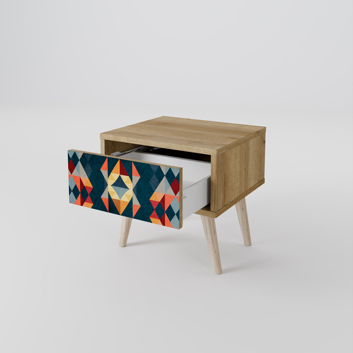 CRACKED ILLUSION Mesa de Cabeceira com Gaveta