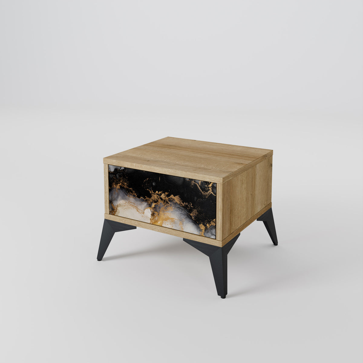 MARBLE OF TOMMORROW Mesa de Cabeceira com Gaveta