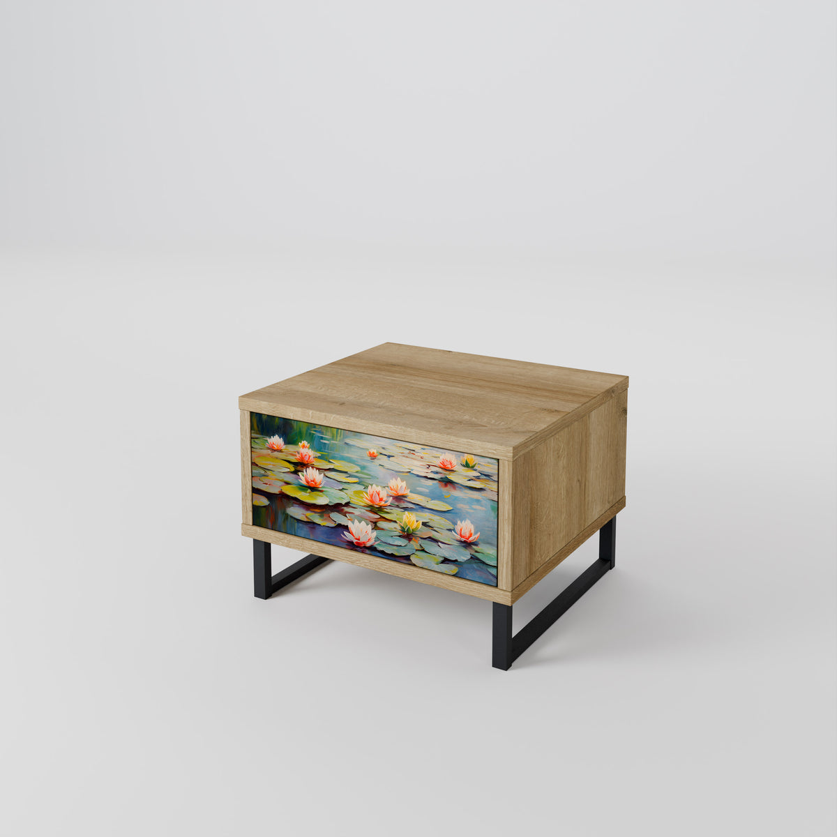 BLOOMING WATERS Mesa de Cabeceira com Gaveta