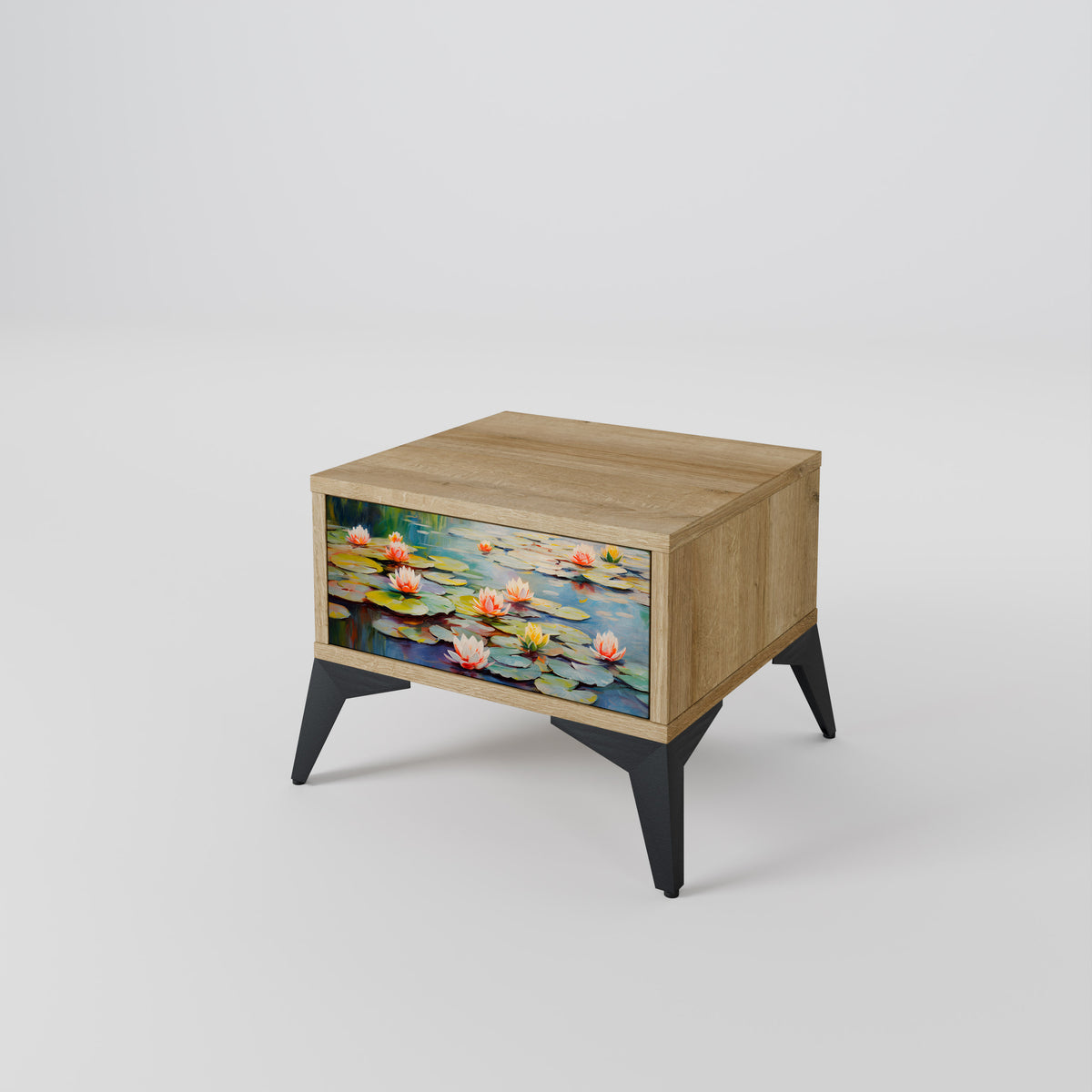 BLOOMING WATERS Mesa de Cabeceira com Gaveta