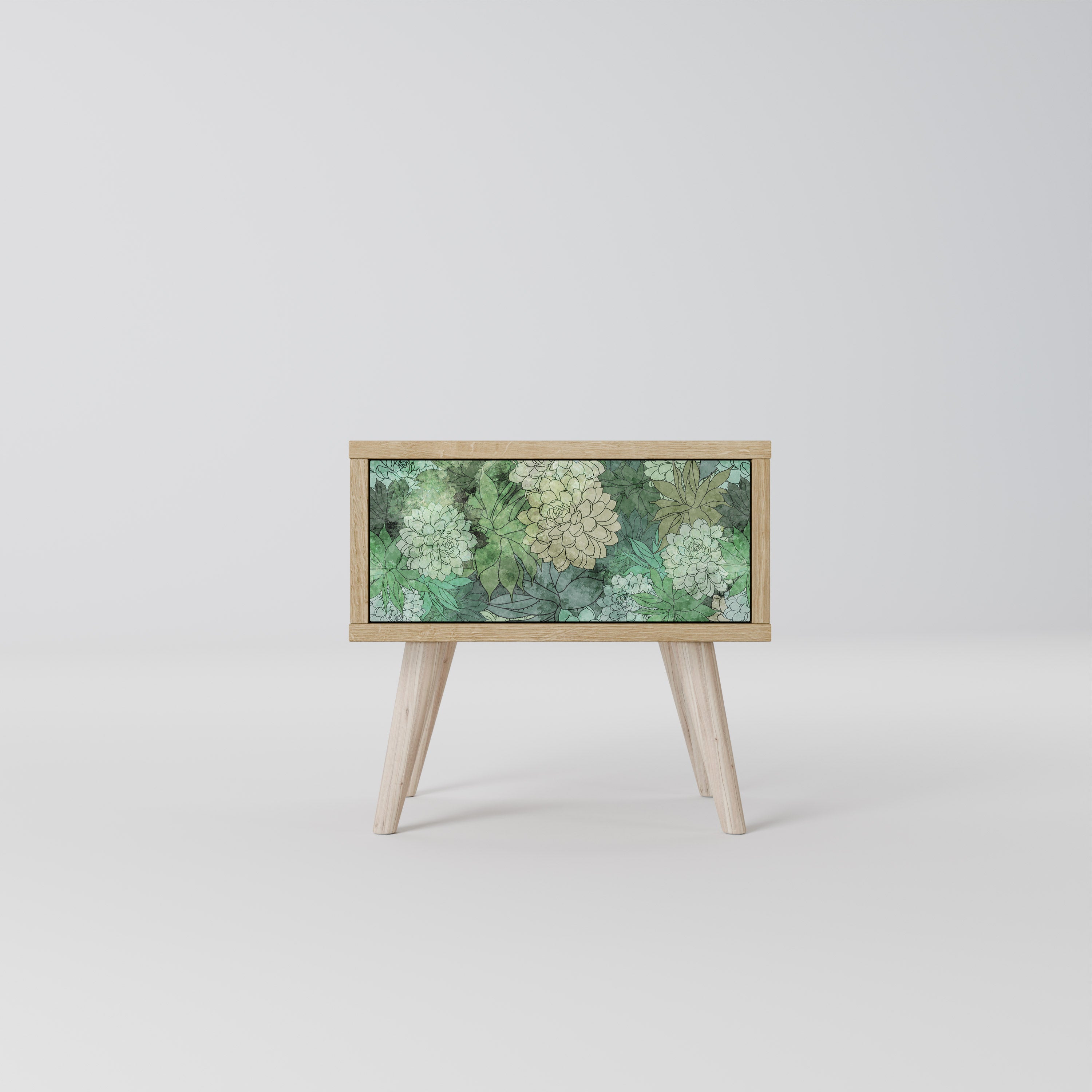 SUCCULENT CLUSTER Mesa de Cabeceira com Gaveta