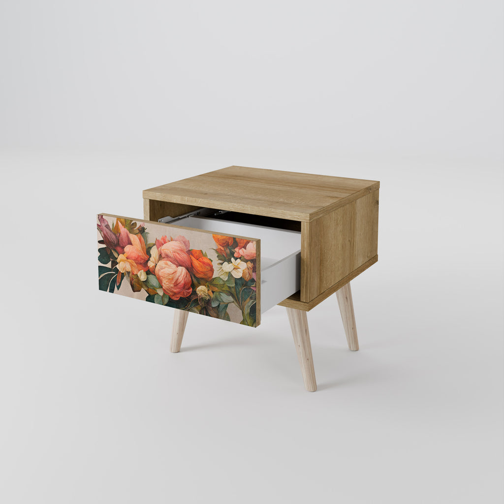 STYLISH BEAUTY Mesa de Cabeceira com Gaveta