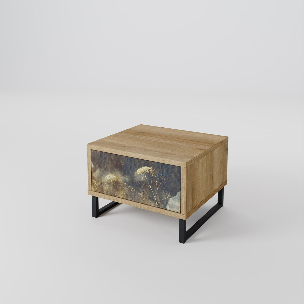 GENTLE POWER Mesa de Cabeceira com Gaveta