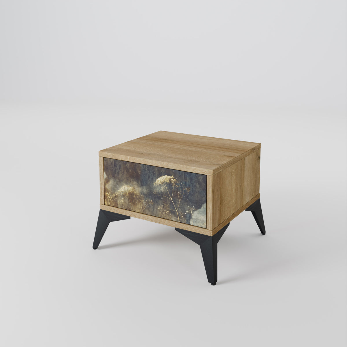 GENTLE POWER Mesa de Cabeceira com Gaveta