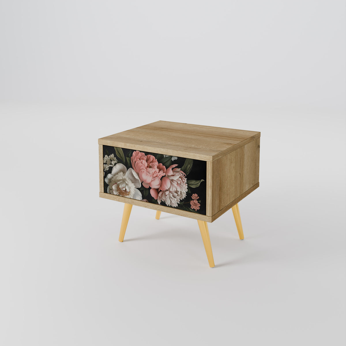 LUSH ELEGANCE Mesa de Cabeceira com Gaveta