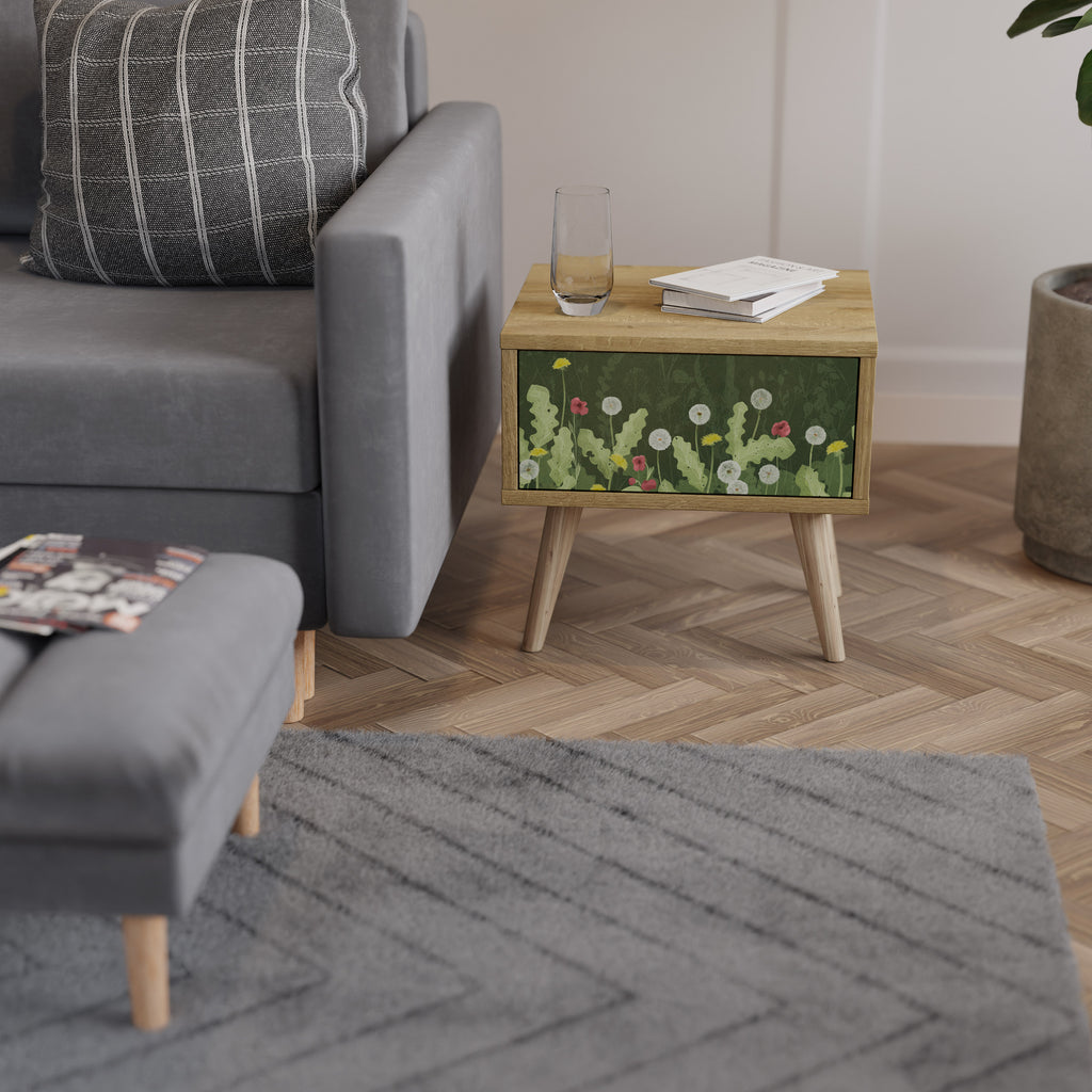 DANDELION AMUSE Mesa de Cabeceira com Gaveta