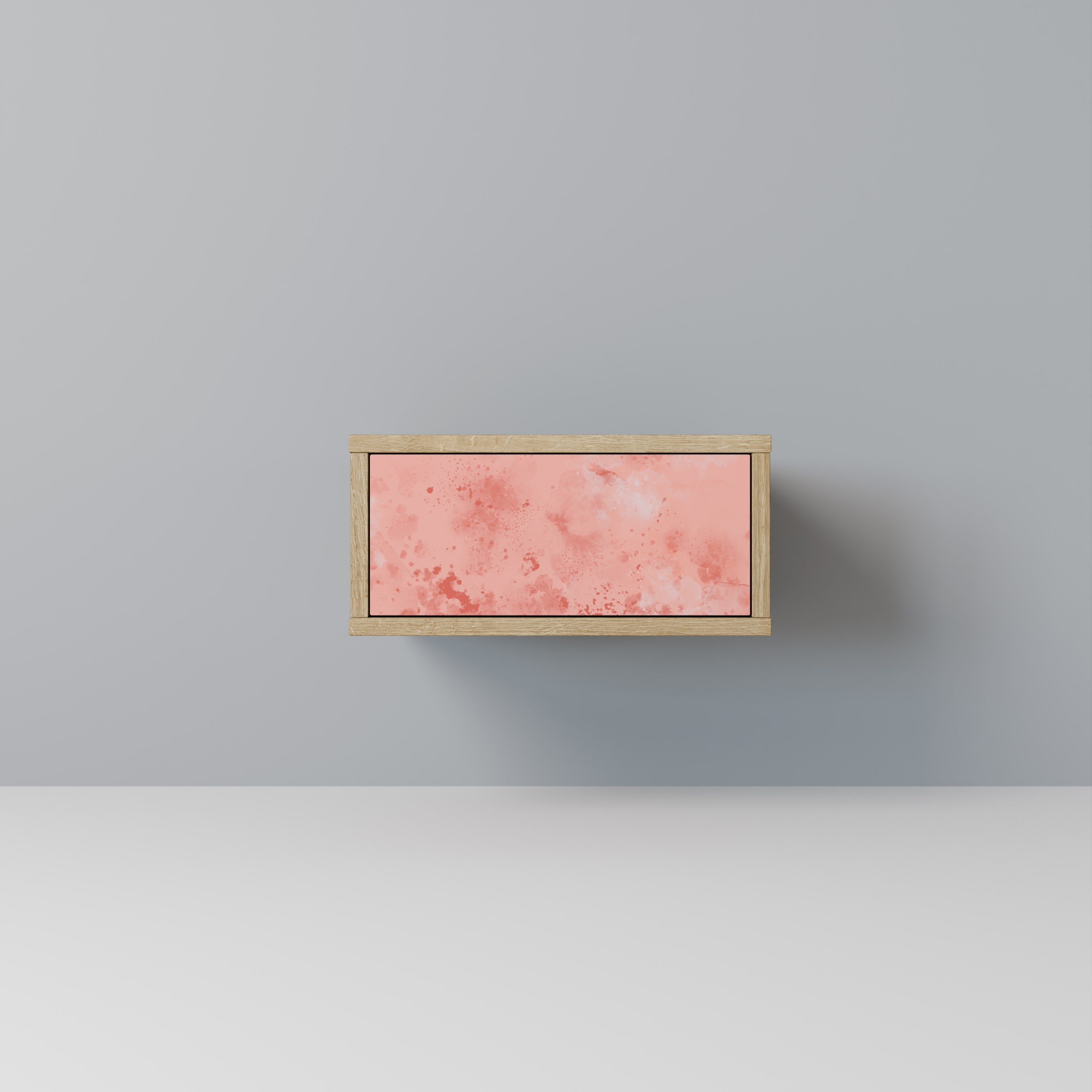 CRANE DANCE Mesa de Cabeceira em Efeito Carvalho