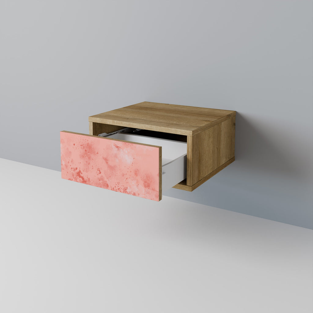 CRANE DANCE Mesa de Cabeceira em Efeito Carvalho