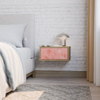 CRANE DANCE Mesa de Cabeceira em Efeito Carvalho