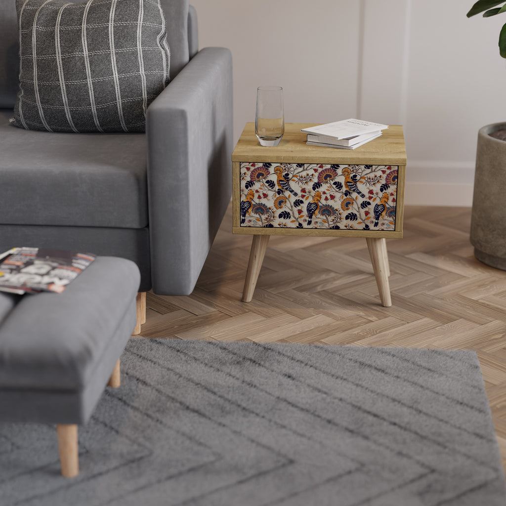 EMINENT HOOPOE Mesa de Cabeceira com Gaveta