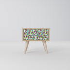 INDIAN FISH Mesa de Cabeceira com Gaveta