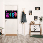 GAMER GLOWING ICONS Poster Horizontal Autocolante