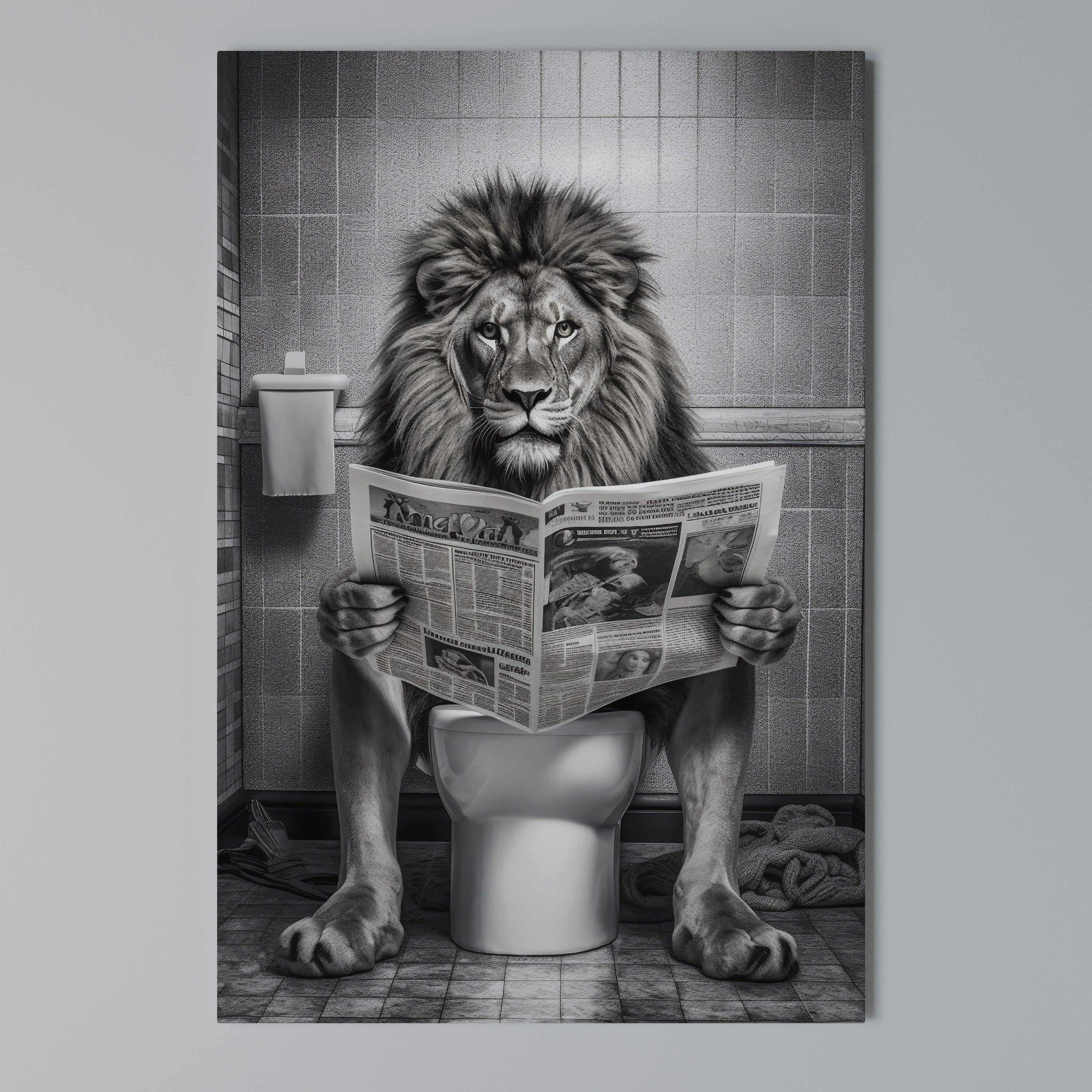 ROAR PRESS REVIEW Quadro em tela vertical