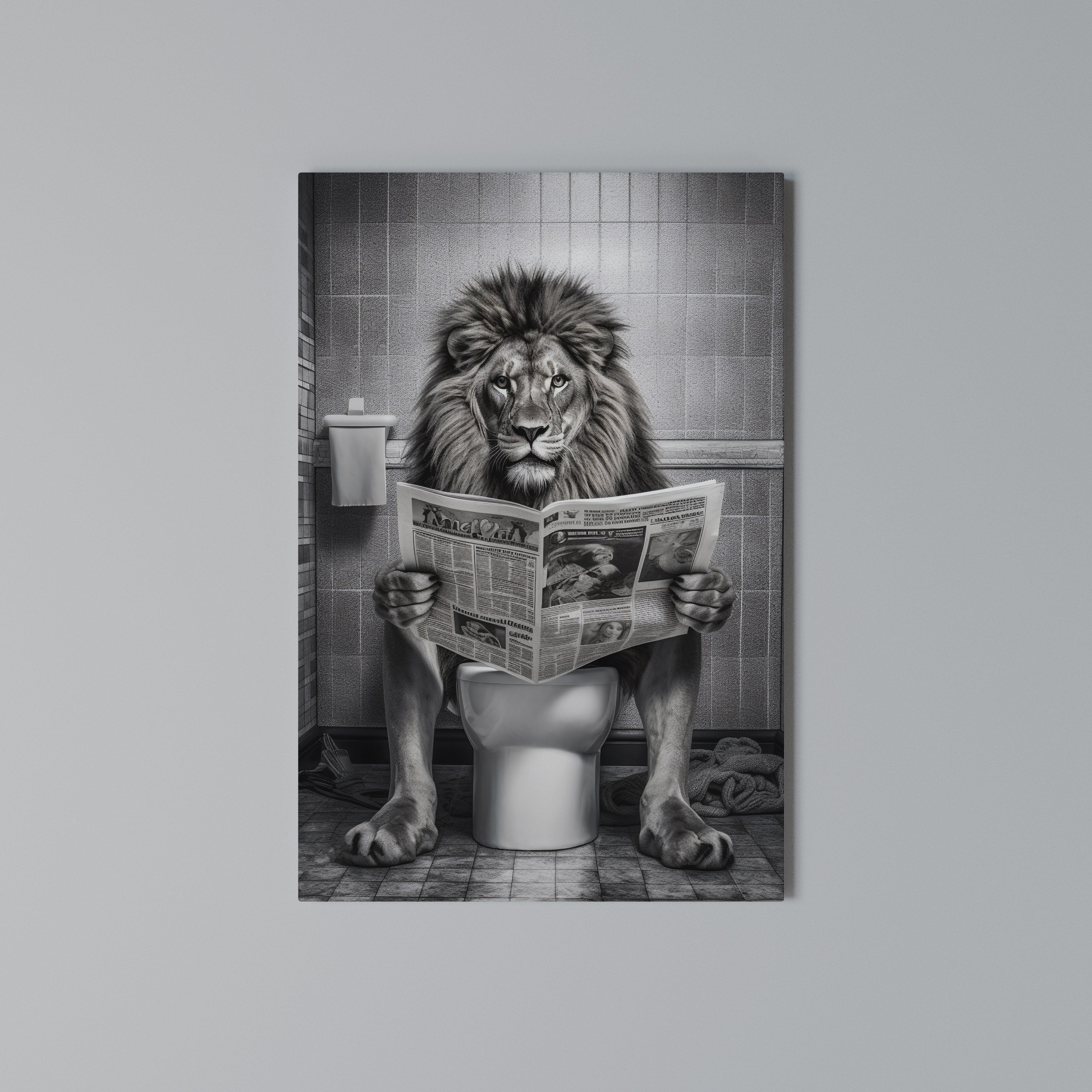 ROAR PRESS REVIEW Quadro em tela vertical